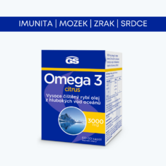 GS Omega 3 citrus, 60+30 kapslí
