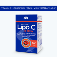 GS Vitamin Lipo C 500 mg se šípky, 2 x 90+10 kapslí