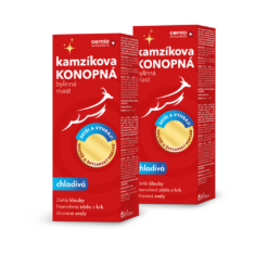 Cemio Kamzíkova konopná mast chladivá 2 x 200 ml, soutěžní balení