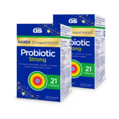 GS Probiotic Strong, 2 x 70+30 kapslí, dárkové balení 2024