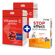 GS Vitamin C 1000 se šípky 2 × 120 tablet