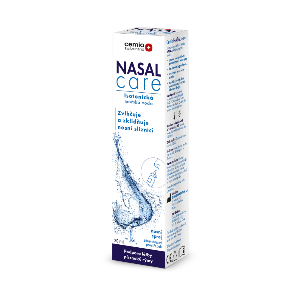 Levně Cemio Isotonická mořská voda Nasal Care, 30 ml