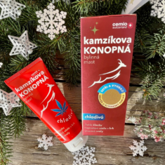 Cemio Kamzíkova konopná mast chladivá 200 ml, soutěžní balení