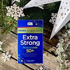 GS Extra Strong Multivitamin 50+, 2 x 100+30 tablet NAVÍC, dárkové balení 2024