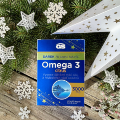 GS Omega 3 CITRUS, 2 x 100+70 kapslí NAVÍC, dárkové balení 2024