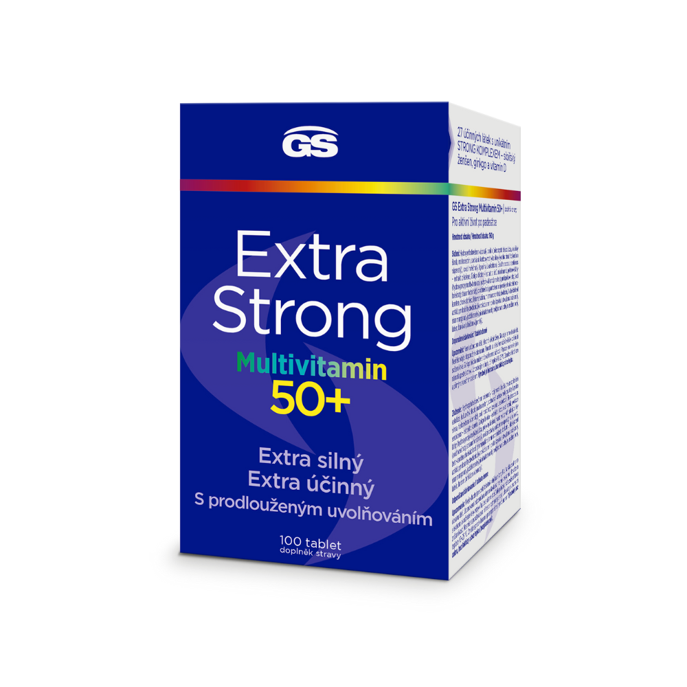 Levně GS Extra Strong Multivitamin 50+, 100 tablet