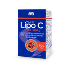 GS Vitamin Lipo C 500 mg se šípky, 100 kapslí