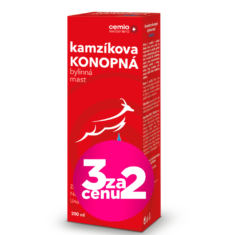 Cemio Kamzíkova konopná bylinná mast chladivá, 200 ml