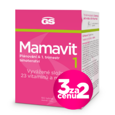 GS Mamavit 1 Plánování a 1. trimestr, 90 tablet