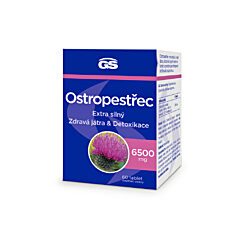 GS Ostropestřec 6500 mg,  60 tablet