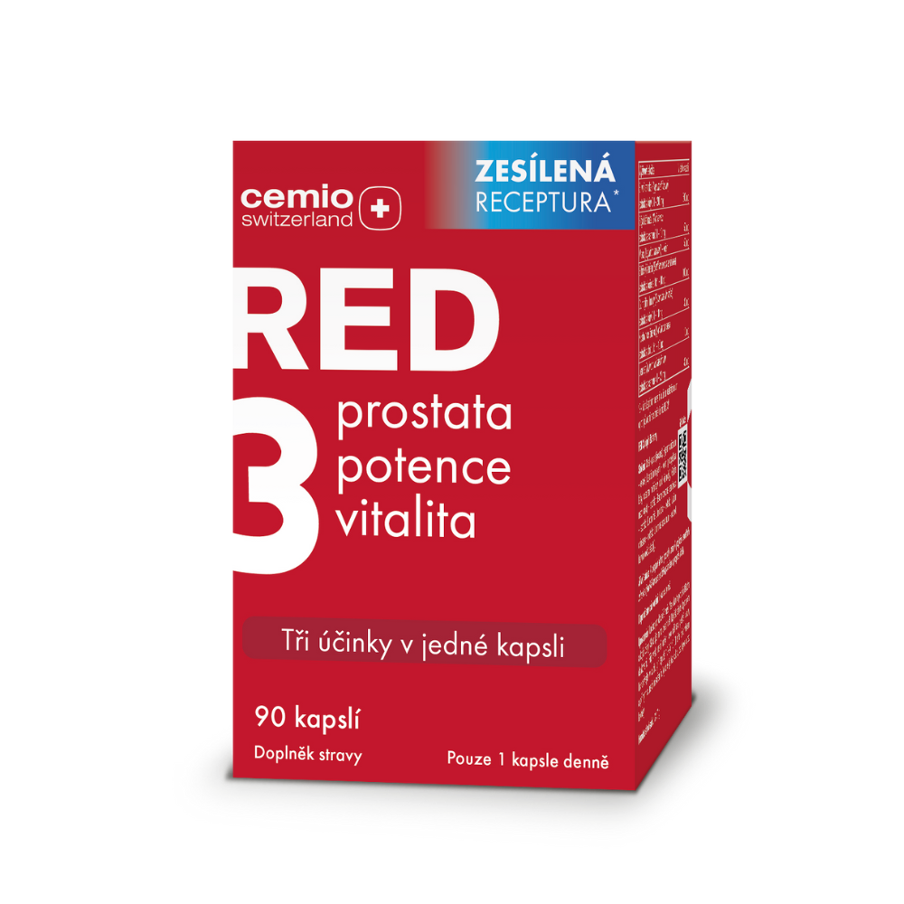 Cemio RED3®, 90 kapslí NOVÝ