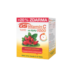 GS Vitamin C 1000 se šípky, 50+10 tablet