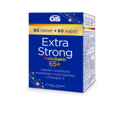 GS Extra Strong Multivitamin 65+, 60 tablet + 60 kapslí, dárkové balení 2024